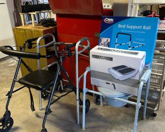 Health aids. Many unused. 