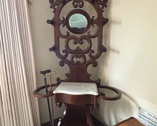 Vintage, Victorian  hall tree