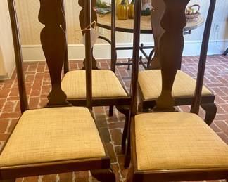Set of 4 Queen Anne Chairs