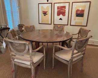 Walnut 60 Inch Round Dining Table