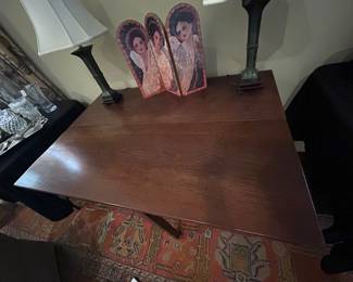 Antique Walnut Drop Leaf Table