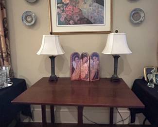 Walnut Drop Leaf Table