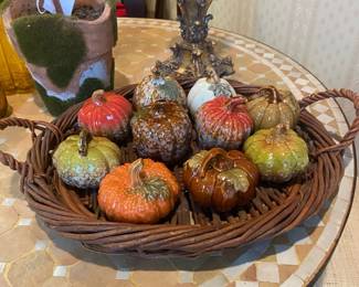 Ceramic Glazed Pumpkins