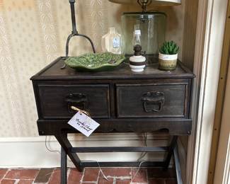 Two drawer Chest on Stand