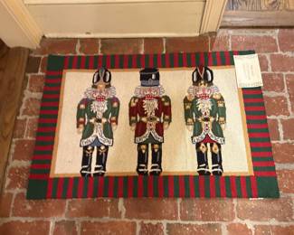 Christmas Hooked Rug