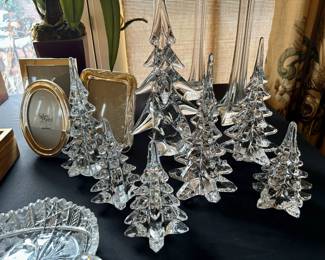 Glass Christmas Trees