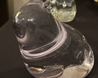 Wedgwood Glass Frog Paperweight