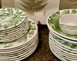 Italian L.A. Primula China Green floral