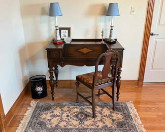 antique writing desk/chair