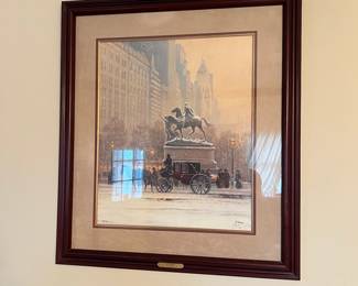 G. Harvey signed/numbered print, "Fifth Avenue", 891/1280