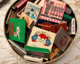 Vintage matchbook collection