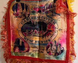 Vintage satin souvenir pillow cases 