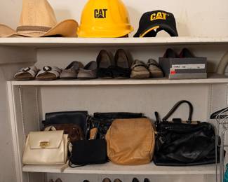 Vintage handbags, women's shoes