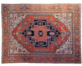 Antique Serapi Rug