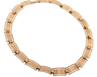 Art Deco 10k Yellow Gold Necklace