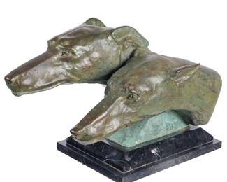 M. Bertin (France, 20th century) Patinated Metal Sculpture