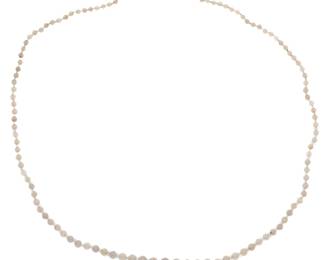 Art Deco Opal, Rock Crystal, Gold Necklace