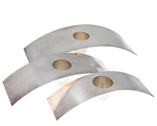 Set of Three 'Cormorano' Vases, Lino Sabattini (Italian 1925-2016)