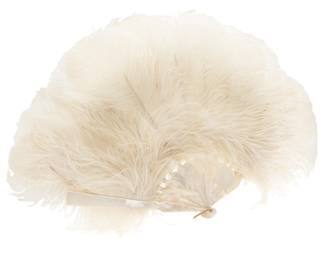 Tiffany & Co. White Feather Fan