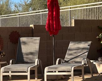 Outdoor furniture, launch chairs