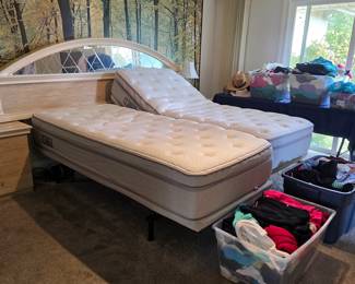 Sleep Number split double adjustable California King size bed iLE Limited Edition mattress