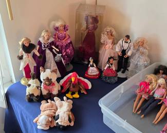Vintage Barbie dolls
