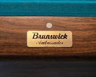 1973 Brunswick Ambassador pool table