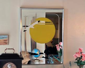 Mid century wall mirror