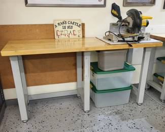 1  of 2 Industrial Work Bench