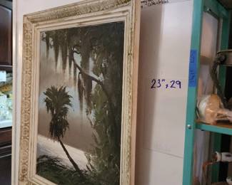 Highwayman painting signed by Hair