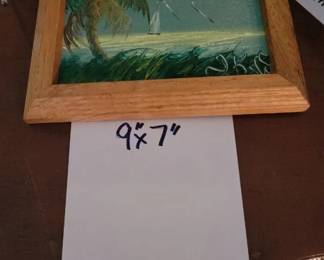 Isaac Knight highway men painting signed