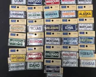 SH597Collectable Mini License Plate Magnets