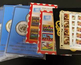 SH578United Nations Coin And Flag Series And More