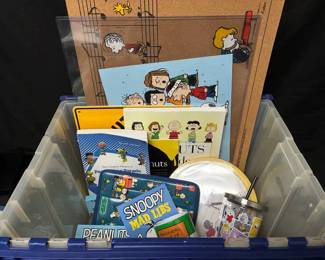 SH317Peanuts, Mystery Office Lot  Books