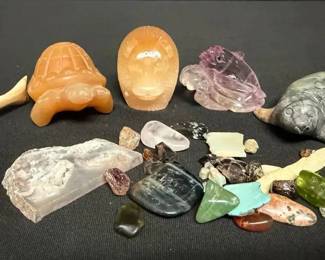 SH647Collection Of Stone Animals 