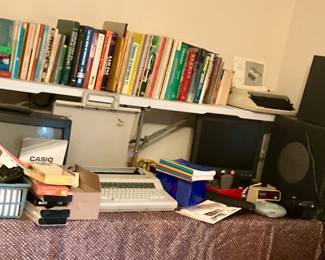 Books , office supplies, type wrighters