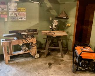 Planer , chop saw, generator