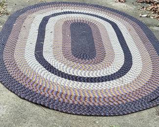 Oval rug