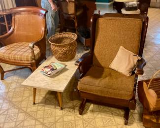 Chairs and coffee tables