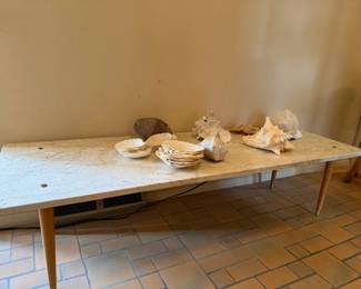 MCM marble top table