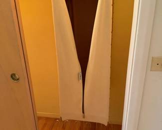 Cedar lined clothing storage. Shoe rack