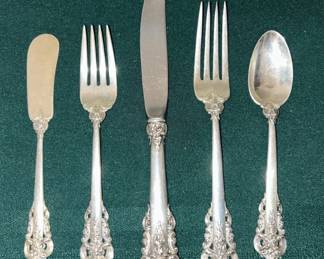 GRAND BAROQUE STERLING FOR 12