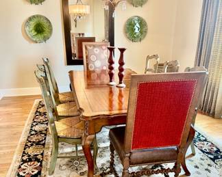 Chestnut Hall dining table and chairs