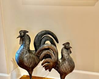 Very large iron roosters