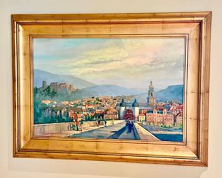 Large KNOX EVERSON original oil