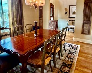 French style extendable dining