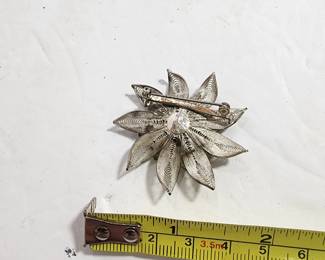 BROOCH SILVER FILIGREE