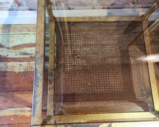 HOLLYWOOD REGENCY END TABLES