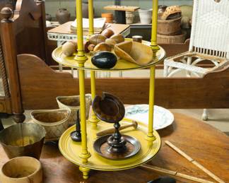 Copper molds and treen