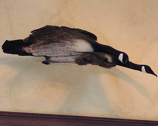 Canadian Geese Driftwood Sculpture by Al Rollings